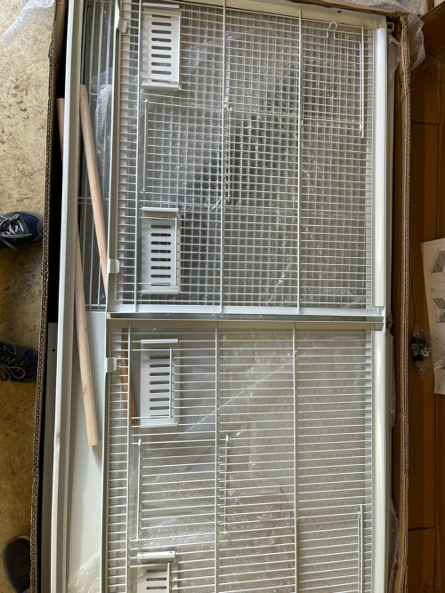 Lima Metal Double Breeding Cages Cages Midland UK All Birds for sale.