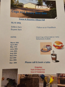 Corse & Staunton bird sale 