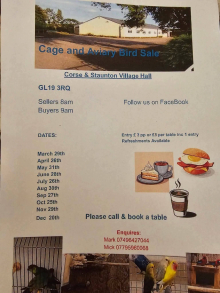 Corse & Staunton bird sale 