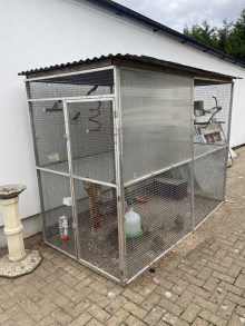Aluminium aviary 