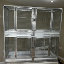 ALUMINIUM DOUBLE FLIGHT STACK 4'L 4'H 2'